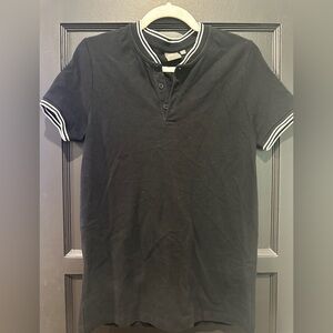 Men’s ASOS Black Shirt with Buttons Size Small